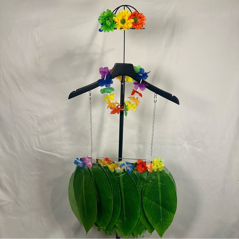 Colorful Hawaiian Luau Costume Set
